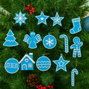 Decoração de Natal 13 peças Enfeites para Árvore