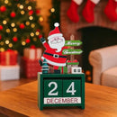 Decoração de Natal Calendário em Madeira