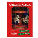 Decoração de Natal Carrossel Musical
