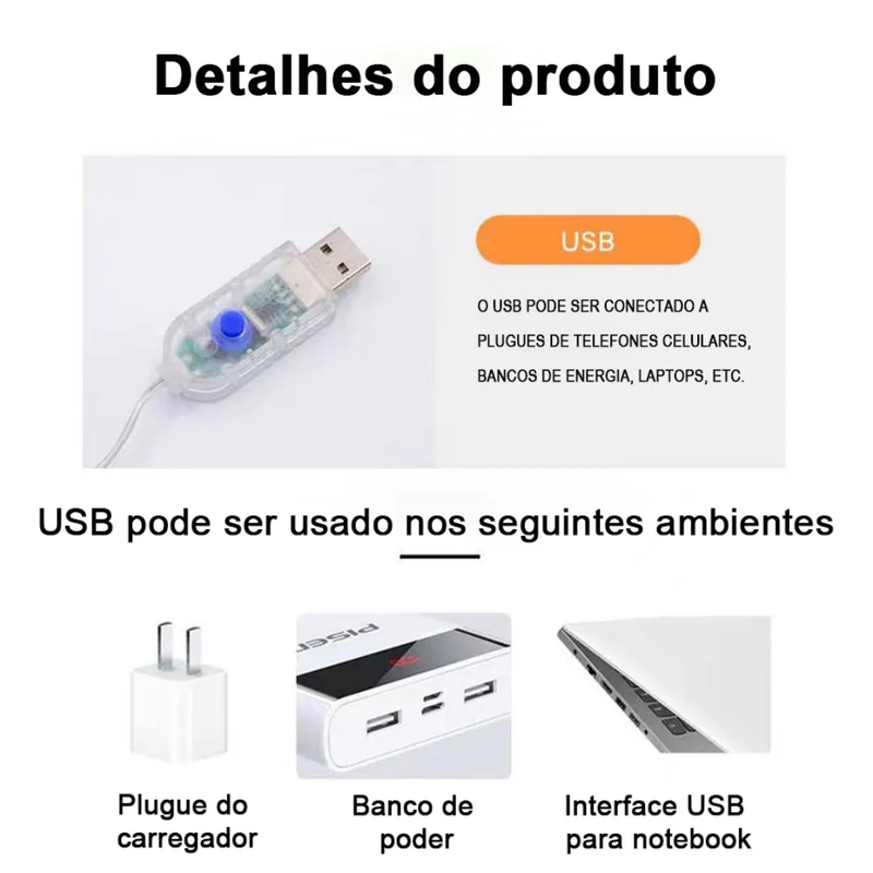 Árvore Fogos de Artifício de LED - 1000 Led Prova Dágua [COMPRE 1 LEVE 2]
