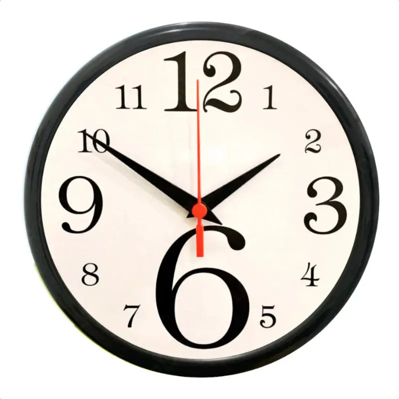 Relógio de Parede Com Números Grandes
