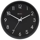 Relógio de Parede Preto Minimalista