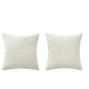 Capa de Almofada Decorativa Listrada Toque Macio 45x45cm