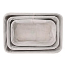 Cesto organizador multiuso e decorativo em Bambu - 3 peças