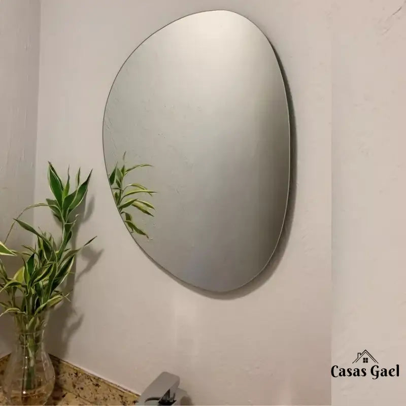 Espelho para Banheiro Orgânico com LED bivolt